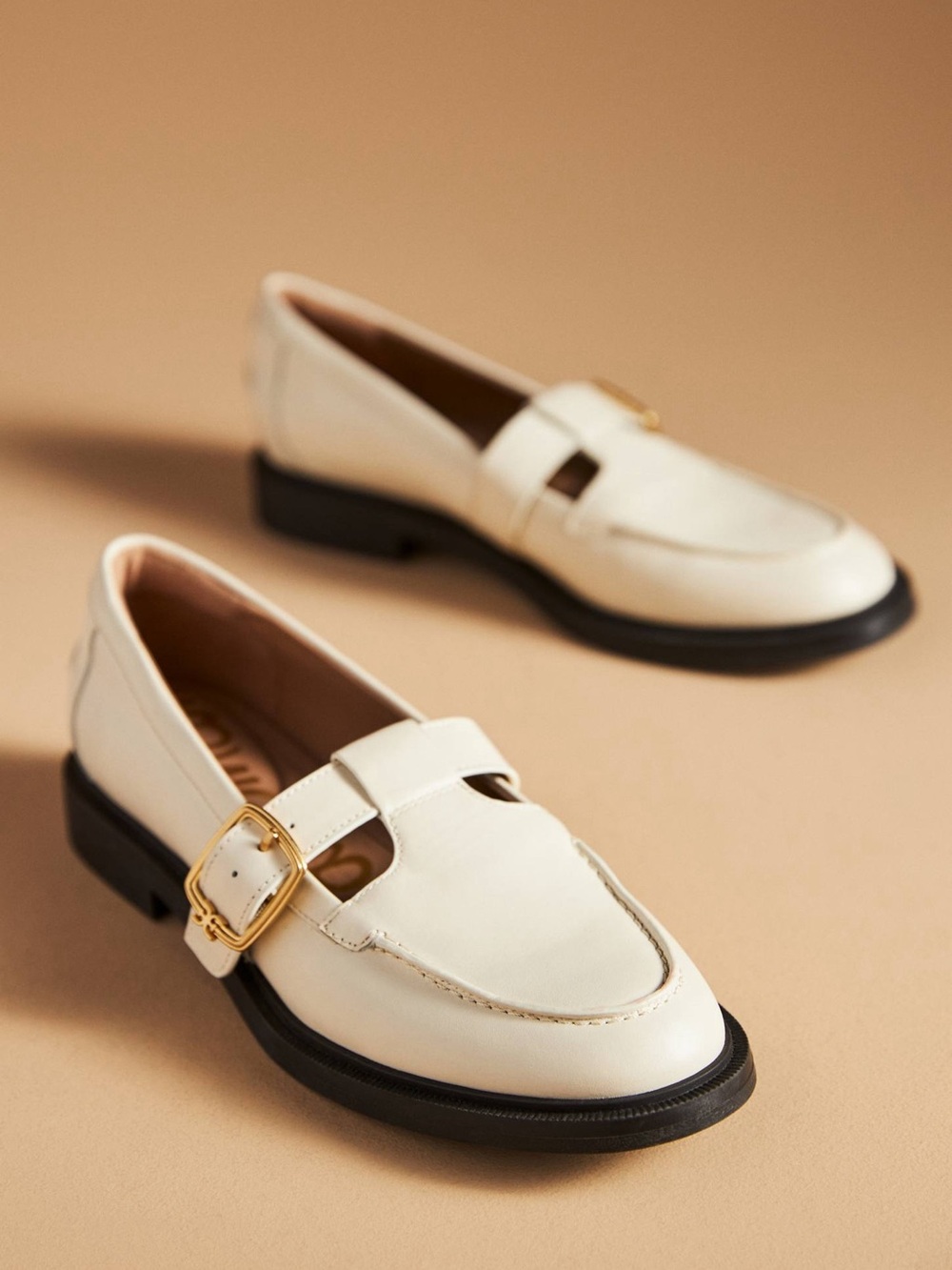 Sam Edelman Elaina T-Strap Buckle Loafers
